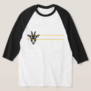 ヤギのネットワーク – ラグランTシャツ – 表裏 Tシャツ