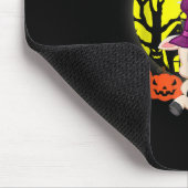 ヤギのハロウィーンカボチャ面白いハロウィーンの衣装 マウスパッド (コーナー)