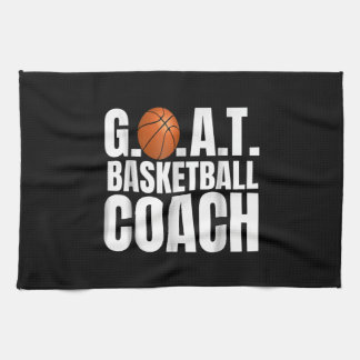 ヤギのバスケットコーチギフト キッチンタオル