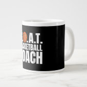 ヤギのバスケットコーチギフト ジャンボコーヒーマグカップ (正面右)