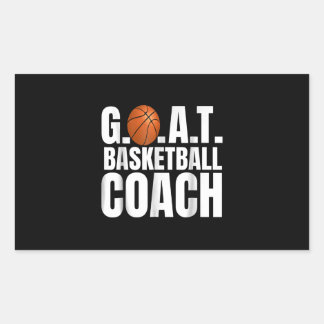ヤギのバスケットコーチギフト 長方形シール