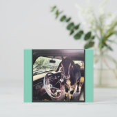 ヤギのパワーチームポストカード ポストカード (スタンド正面)