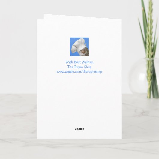 ヤギのパン、ベビーヤギ、かわいい誕生日 カード (裏面)