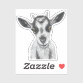 ヤギのビニールシール シール (シート)