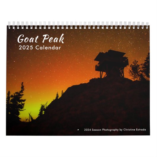 ヤギのピーク火災の見張り – 2025カレンダー カレンダー (カバー)