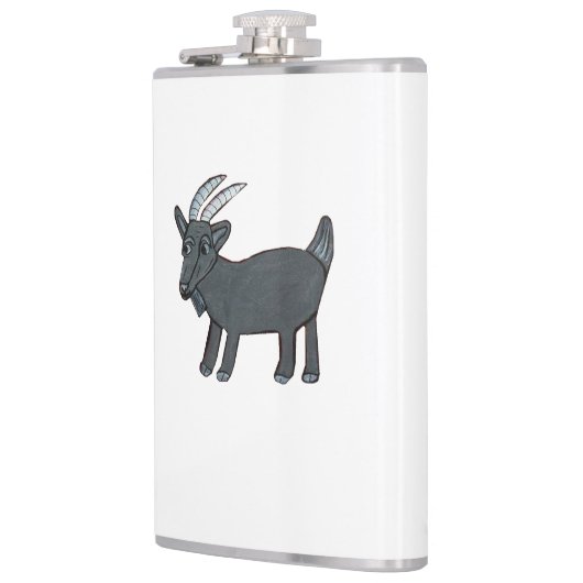 ヤギのフラスコ(8oz) フラスク (左)