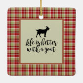 ヤギのプレイドの方が生活が良い セラミックオーナメント (裏面)