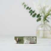 ヤギのプロフィールカード スキニー名刺 (スタンド正面)