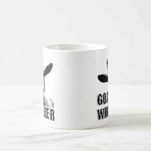 ヤギのマグ-ヤギの囁くもののコーヒー・マグ コーヒーマグカップ (中央)