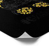 ヤギのママメッシーバンヤギのママ乱髪 ポスター (角)