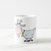 ヤギのマンガのキャラクタ コーヒーマグカップ (中央)