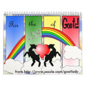 ヤギのヤギのコレクターのカレンダーの愛のため カレンダー (カバー)