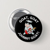 ヤギのヤギのジョニーおもしろいヤギ動物プンダークBG 缶バッジ (正面&裏面)