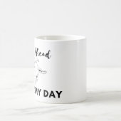 ヤギのユーモア：どうぞ、私の日を作って コーヒーマグカップ (中央)