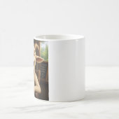 ヤギのユーモア コーヒーマグカップ (中央)