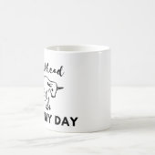ヤギのユーモア:行って、私の一日を作る コーヒーマグカップ (中央)
