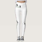 ヤギのヨガ |ストレス | GetYerGoat™オリジナル レギンス (正面)