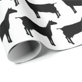 ヤギのラッピング紙（スイス/ナイジェリア矮星） ラッピングペーパー (ロールコーナー)