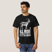 ヤギのリーグチャンピオンファンタジー Tシャツ (正面フル)