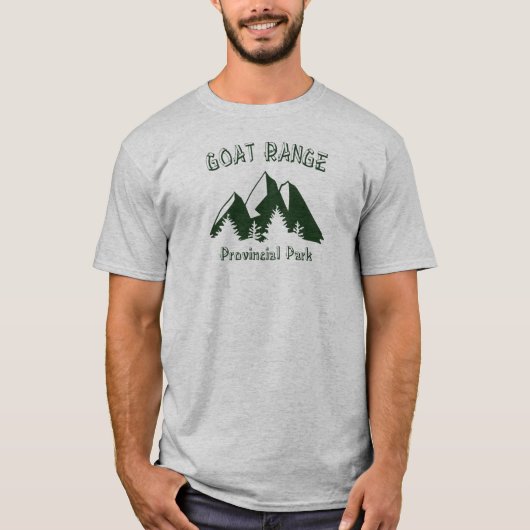 ヤギのレンジ地方公園 Tシャツ (正面)
