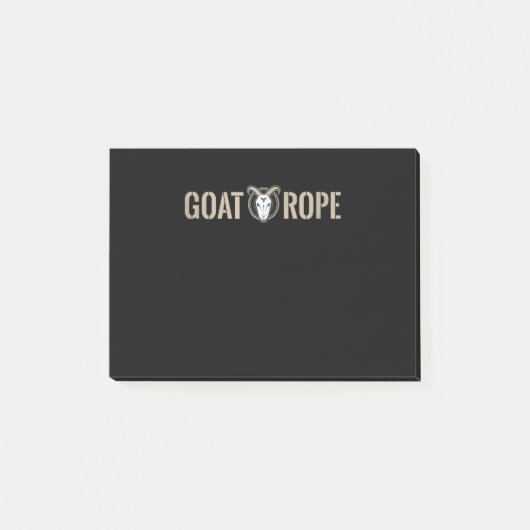 ヤギのロープヤギ飾りヤギ贈物 ポストイット (正面)