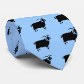 ヤギのヴィンテージの木製の版木、銅版、版画 ネクタイ (ロール)