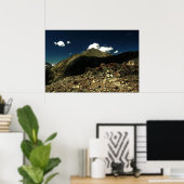 ヤギの上 ポスター (ホームオフィス)