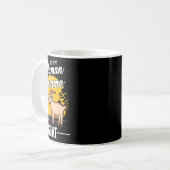 ヤギの人間の衣装ハロウィーンヤギ コーヒーマグカップ (正面左)