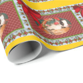 ヤギの写真のクリスマスラッピング紙の追加 ラッピングペーパー (ロールコーナー)