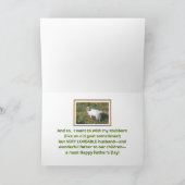 ヤギの写真/父の日/頑固だが愛 カード (内部)