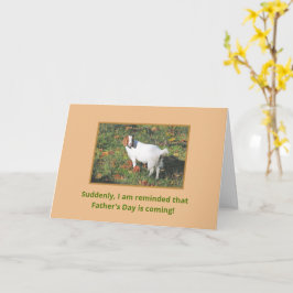 ヤギの写真/父の日/頑固だが愛 カード