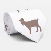 ヤギの動物の農場のシルエット ネクタイ (ロール)