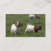 ヤギの名刺のテンプレート 名刺 (裏面)