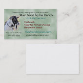 ヤギの名刺はあなた自身の写真をカスタマイズ加えます 名刺 (正面/裏面)