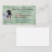 ヤギの名刺はあなた自身の写真をカスタマイズ加えます 名刺 (正面/裏面)