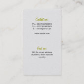 ヤギの名刺 名刺 (裏面)