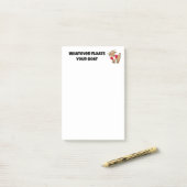 ヤギの命を浮き上がらせる漫画 ポストイット (デスク上)