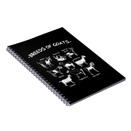 ヤギの品種農家女性ヤギ ノートブック (右側)