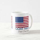 ヤギの国アメリカのヤギGetYerGoat™ コーヒーマグカップ (正面右)