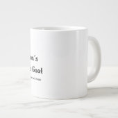 ヤギの大きなマグを手に入れる ジャンボコーヒーマグカップ (正面右)