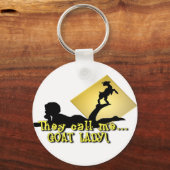 ヤギの女と呼んでる！ キーホルダー (正面)