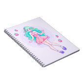 ヤギの女の子のノート ノートブック (右側)