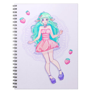 ヤギの女の子のノート ノートブック