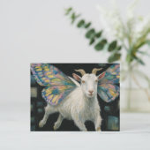 ヤギの妖精 ポストカード (スタンド正面)