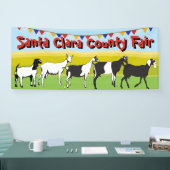 ヤギの展示会 横断幕 (トレードショー)