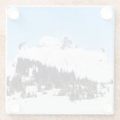 ヤギの山 ガラスコースター (裏面)