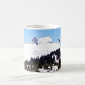 ヤギの山 コーヒーマグカップ (中央)