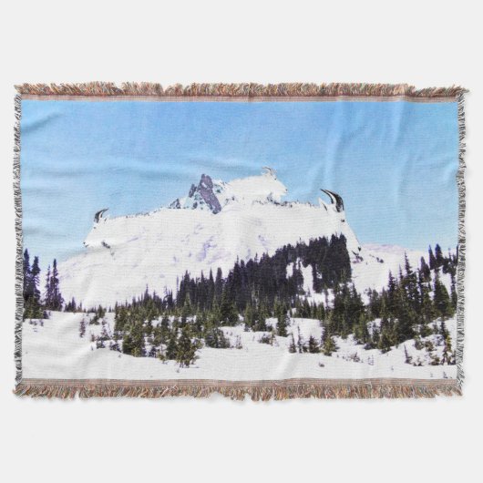 ヤギの山 スローブランケット (正面)