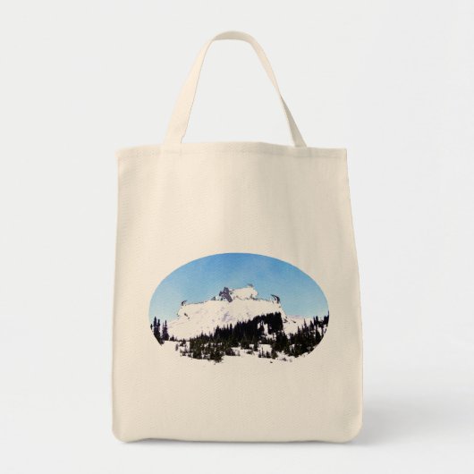 ヤギの山 トートバッグ (正面)