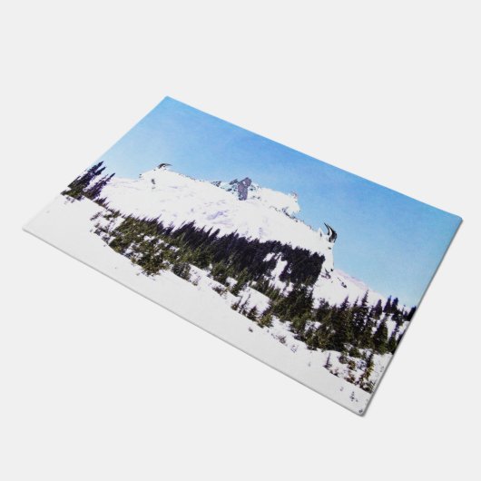 ヤギの山 ドアマット (アングル)